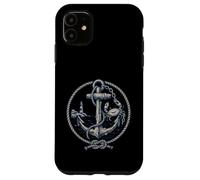 Carcasa para iPhone 11 Nautical Anchor Crab Lighthouse Ocean Design