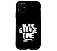 Carcasa para iPhone 11 Necesito mi Tiempo de Garaje Humor mecánico Divertido