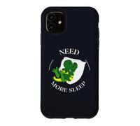 Carcasa para iPhone 11 Need More Sleep Funny Tired Dragon Pijama Humor