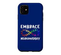 Carcasa para iPhone 11 Neurodiversidad Rainbow Infinity Butterfly TDAH Autismo