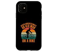 Carcasa para iPhone 11 Never Underestimate a Old Man On A Bike