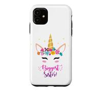 Carcasa para iPhone 11 New Baby Girls Biggest Sister Unicorn