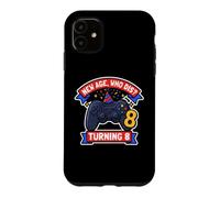 Carcasa para iPhone 11 New Boys Age Who Cumple 8 años, Divertido Jugador de 8 años