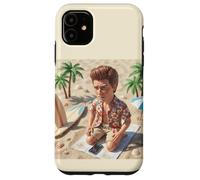 Carcasa para iPhone 11 New Funny Distressed Male Doll Meme, at The Beach