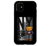 Carcasa para iPhone 11 New York Teddy Bear Street Art Design - NY City Urban Bear