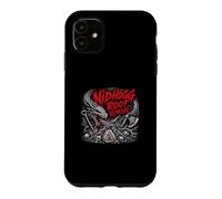 Carcasa para iPhone 11 Nidhogg Eliminación de Raíces Norse Viking Dragon Skull
