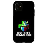 Carcasa para iPhone 11 Night Shift Survival Mode Nurse Medical Coffee