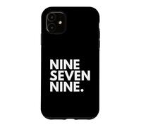 Carcasa para iPhone 11 Nine Seven Nine Código de Área 979 College Station TX Texas EE.UU