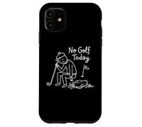 Carcasa para iPhone 11 No Golf Today Funny Sad Stickman Golfer Golfers