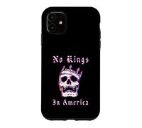 Carcasa para iPhone 11 No Kings In American Retro Glitch Style Gráfico Político