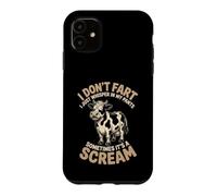 Carcasa para iPhone 11 No me Tiro Pedos, susurro en mis Pantalones, Broma de Vaca