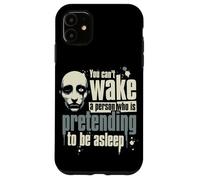 Carcasa para iPhone 11 No Puedes Despertar a una Persona Que Finge Estar dormida