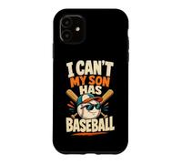 Carcasa para iPhone 11 No Puedo, mi Hijo Tiene Humor de Madre de béisbol y béisbol