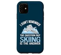 Carcasa para iPhone 11 No Recuerdo la Pregunta, Pero el esquí es la Respuesta