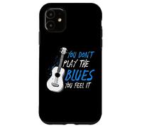 Carcasa para iPhone 11 No tocas el Blues lo sientes Músico Guitarrista
