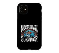 Carcasa para iPhone 11 Nocturnal Survivor Night Shift Nurse Medical Coffee