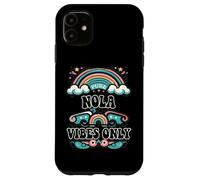 Carcasa para iPhone 11 NOLA Vibes Only Cute Retro Girls NOLA Name