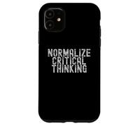 Carcasa para iPhone 11 Normalize Critical Thinking Libertarian Apparel