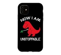 Carcasa para iPhone 11 Now I'm Unstoppable - Funny T-Rex Dinosaur