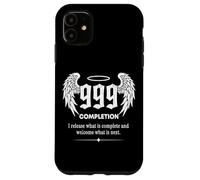 Carcasa para iPhone 11 Número de ángel 999 Alas de terminación Numerología Espiritual
