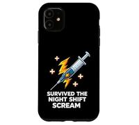 Carcasa para iPhone 11 Nurse Survived The Night Shift Scream