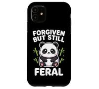 Carcasa para iPhone 11 Obra de Arte Kawaii de Panda gordito perdonado Pero todavía Salvaje