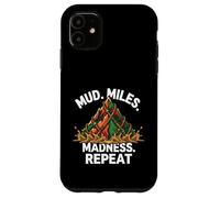 Carcasa para iPhone 11 Obstacle Course Racing Mud Miles Madness Repeat