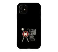 Carcasa para iPhone 11 Odontólogo forense Investigador Dental Laboratorio de Crimen Regalo