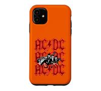 Carcasa para iPhone 11 Oficial AC/DC Angus and Brian Red Lightning Logo Rock Band