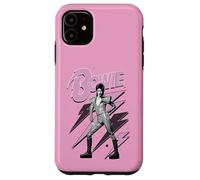 Carcasa para iPhone 11 Oficial David Bowie Pink Lightning Ziggy Stardust