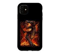 Carcasa para iPhone 11 Oficial Spiral Draconis Flame Gothic Fantasy