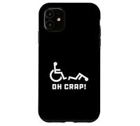 Carcasa para iPhone 11 Oh Crap Wheelchair Birthday Handicap Disability Funny
