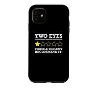 Carcasa para iPhone 11 Ojo de Cristal de prótesis de Ojo Medio Ciego Divertido