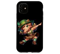 Carcasa para iPhone 11 Oktoberfest Dabbing Girl Cerveza Alemana Lederhosen Fest Tracht