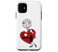 Carcasa para iPhone 11 Olive OYL I Love Heart Popeye Día de San Valentín Retro Comic