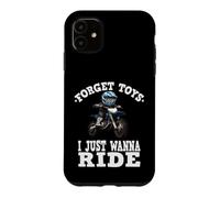 Carcasa para iPhone 11 Olvídate de los Juguetes Que Solo Quiero Montar, Moto de Cross para niños