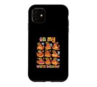 Carcasa para iPhone 11 On My Wurst Behavior Oktoberfest Shirt Funny Bratwurst