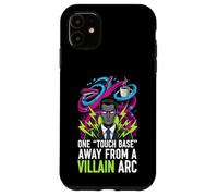 Carcasa para iPhone 11 One Touch Base Away from A Villain ARC Funny Office Humor