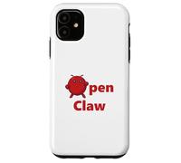 Carcasa para iPhone 11 【OpenClaw】 Agente de IA de la Clase Abierta ejecución de Piratas informáticos binarios Dibujo de Puntos G PT
