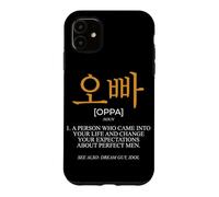 Carcasa para iPhone 11 Oppa Coreano Word Funny Seúl Corea KDrama Cultura