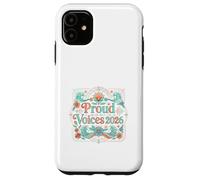 Carcasa para iPhone 11 Orgullosas Voces Unidad Cultural Ondas Sonoras