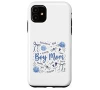 Carcasa para iPhone 11 Orgulloso Niño Mamá Vida Wild Sons Hortensia Libélula