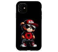 Carcasa para iPhone 11 Oso de Peluche con Bandera de Albania Iliria albanesa Shqip