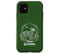 Carcasa para iPhone 11 Ostara Blessings Pagan Spring Lamb Floral Moon Ostara
