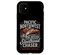 Carcasa para iPhone 11 Pacific Northwest Steelhead Chaser Fishing PNW Trout Angler