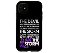 Carcasa para iPhone 11 Pancreatic Cancer Warriors I Am The Storm and I Will Survive