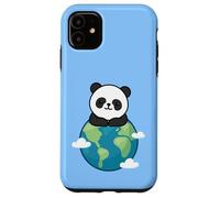Carcasa para iPhone 11 Panda Madre Tierra Día Divertido para Amante del Planeta Ambiente
