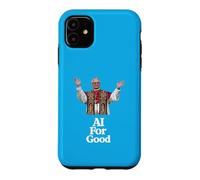 Carcasa para iPhone 11 Papa León XIV AI para el Bien - MAGNIFICA HUMANITAS
