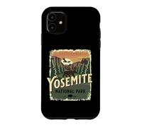 Carcasa para iPhone 11 Parque Nacional Yosemite California USA Vintage Travel Design