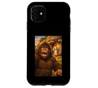 Carcasa para iPhone 11 Pascua Meme Bigfoot Selfie Jesús Resurrección Cristiano
